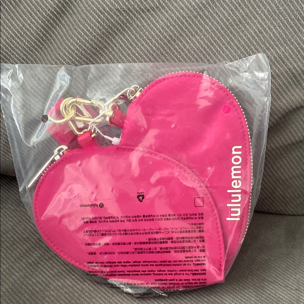 Lululemon Pink Dual Pouch Wristlet